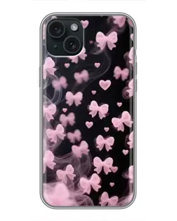 Чехол для iPhone 14 Plus с картинкой «Неоновое кружево»