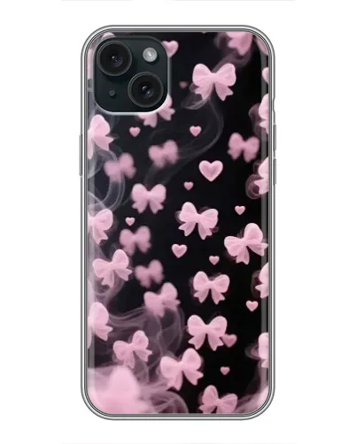 Чехол для iPhone 14 Plus с картинкой «Неоновое кружево»