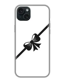 Чехол для iPhone 14 Plus с картинкой «Диагональный бант»