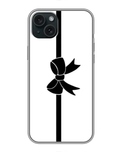 Чехол для iPhone 14 Plus с картинкой «Вертикальный бант»