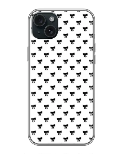 Чехол для iPhone 14 Plus с картинкой «Мини-бантики»