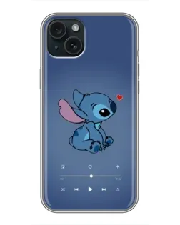 Чохол для iPhone 14 Plus з картинкою «Музичний Stitch»
