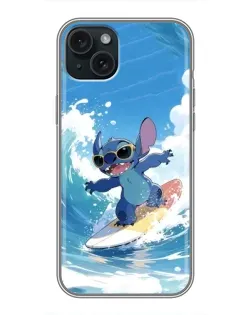 Чохол для iPhone 14 Plus з картинкою «Стіч на хвилі»