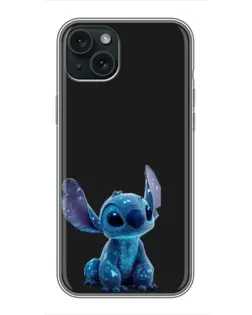Чохол для iPhone 14 Plus з картинкою «Стіч на чорному»