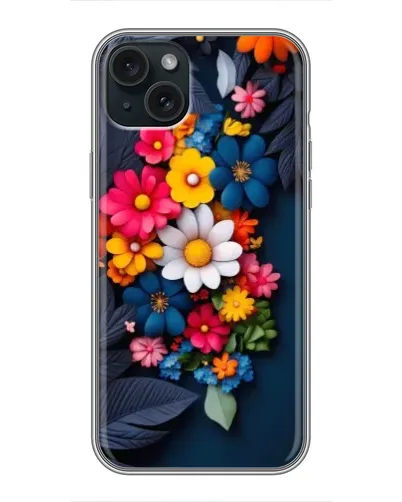 Чохол для iPhone 14 Plus з картинкою «Квіткова феєрія» Чохол для iPhone 14 Plus з картинкою «Квіткова феєрія»