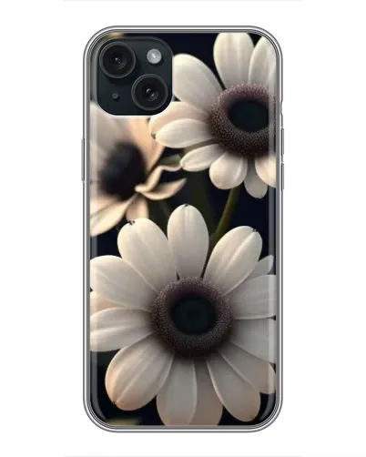 Чохол для iPhone 14 Plus з картинкою «Білі маргаритки макро» Чохол для iPhone 14 Plus з картинкою «Білі маргаритки макро»