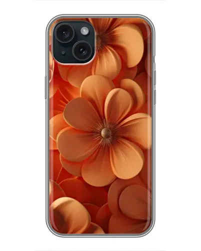 Чохол для iPhone 14 Plus з картинкою «Помаранчева макро квітка» Чохол для iPhone 14 Plus з картинкою «Помаранчева макро квітка»