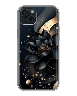 Чохол для iPhone 14 Plus з картинкою «Чорний лотос»