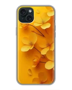 Чохол для iPhone 14 Plus з картинкою «Золоті пелюстки»