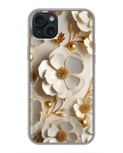 Чохол для iPhone 14 Plus з картинкою «Білі паперові квіти» Чохол для iPhone 14 Plus з картинкою «Білі паперові квіти»