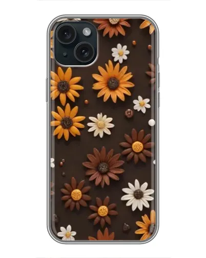 Чохол для iPhone 14 Plus з картинкою «Візерунок з маленьких соняшників» Чохол для iPhone 14 Plus з картинкою «Візерунок з маленьких соняшників»