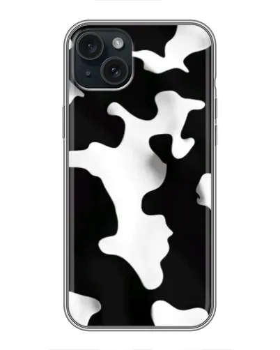 Чехол для iPhone 14 Plus с картинкой «Черно-белое пятно»