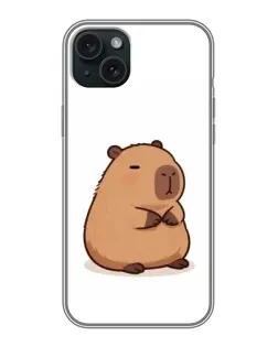 Чехол для iPhone 14 Plus с картинкой «Толстенькая капибара»