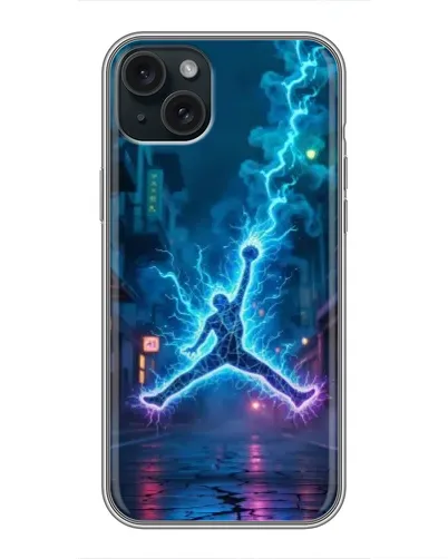 Чехол для iPhone 15 Plus с картинкой «Jordan Gold Jumpman» Чехол для iPhone 15 Plus с картинкой «Jordan Gold Jumpman»