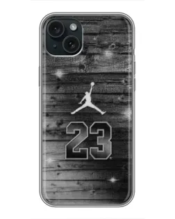 Чехол для iPhone 15 Plus с картинкой «Jordan Carbon 23»