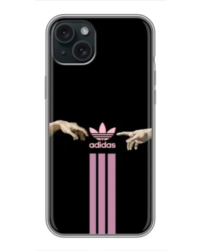 Чехол для iPhone 15 Plus с картинкой «Adidas Hands» Чехол для iPhone 15 Plus с картинкой «Adidas Hands»