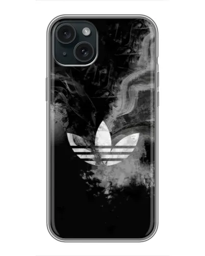Чехол для iPhone 15 Plus с картинкой «Абстрактный дым Adidas» Чехол для iPhone 15 Plus с картинкой «Абстрактный дым Adidas»