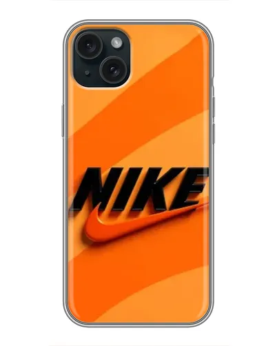 Чехол для iPhone 15 Plus с картинкой «Оранжевый драйв Nike» Чехол для iPhone 15 Plus с картинкой «Оранжевый драйв Nike»