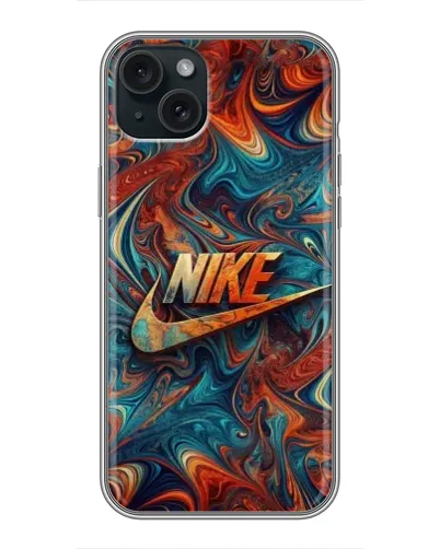 Чехол для iPhone 15 Plus с картинкой «Nike в абстракции» Чехол для iPhone 15 Plus с картинкой «Nike в абстракции»