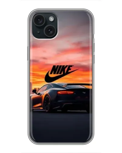 Чехол для iPhone 15 Plus с картинкой «Nike и суперкар» Чехол для iPhone 15 Plus с картинкой «Nike и суперкар»