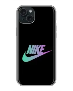 Чехол для iPhone 15 Plus с картинкой «Nike — городская ночь»