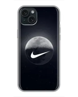 Чохол для iPhone 15 Plus з картинкою «Nike у стилі графіті» Чохол для iPhone 15 Plus з картинкою «Nike у стилі графіті»