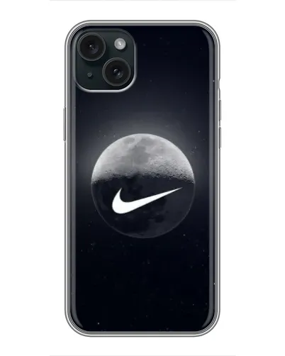Чохол для iPhone 15 Plus з картинкою «Nike у стилі графіті» Чохол для iPhone 15 Plus з картинкою «Nike у стилі графіті»