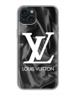 Чехол для iPhone 15 Plus с картинкой «Шелковый Louis Vuitton»