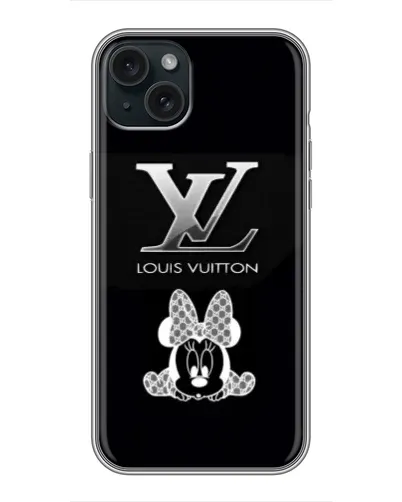 Чехол для iPhone 15 Plus с картинкой «LV и Минни Маус» Чехол для iPhone 15 Plus с картинкой «LV и Минни Маус»