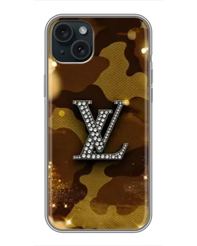 Чехол для iPhone 15 Plus с картинкой «Камуфляжный Louis Vuitton» Чехол для iPhone 15 Plus с картинкой «Камуфляжный Louis Vuitton»