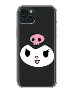 Чехол для iPhone 15 Plus с картинкой «Большая мордочка Куроми»