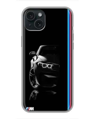 Чехол для iPhone 15 Plus с картинкой «Силуэт BMW в темноте» Чехол для iPhone 15 Plus с картинкой «Силуэт BMW в темноте»