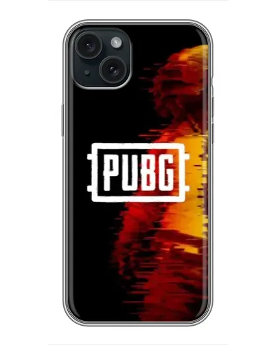 Чехол для iPhone 15 Plus с картинкой «Яркий логотип PUBG» Чехол для iPhone 15 Plus с картинкой «Яркий логотип PUBG»