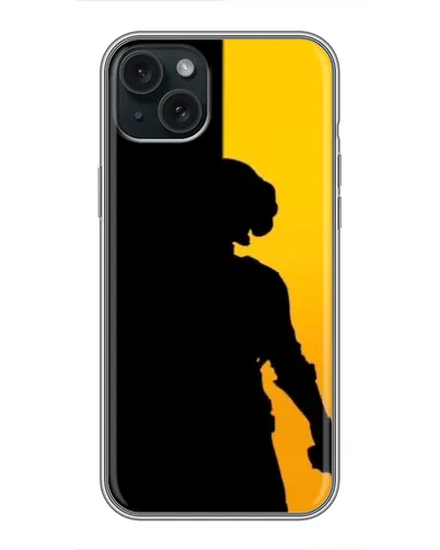 Чехол для iPhone 15 Plus с картинкой «Тень воина PUBG» Чехол для iPhone 15 Plus с картинкой «Тень воина PUBG»