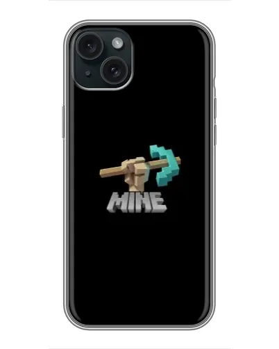 Чехол для iPhone 15 Plus с картинкой «Алмазная кирка» Чехол для iPhone 15 Plus с картинкой «Алмазная кирка»