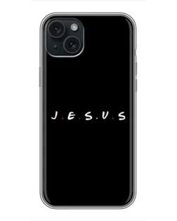 Чохол для iPhone 15 Plus з картинкою «Крапки віри J.E.S.U.S.»