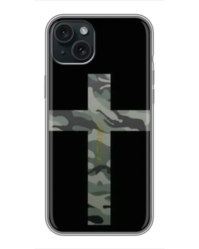 Чохол для iPhone 15 Plus з картинкою «Мілітарі Хрест»