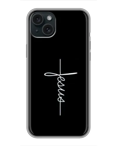 Чохол для iPhone 15 Plus з картинкою «Тонка лінія віри»