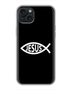 Чохол для iPhone 15 Plus з картинкою «Класичний Jesus»
