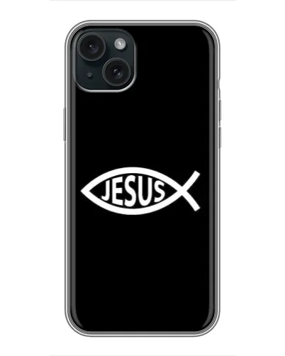 Чохол для iPhone 15 Plus з картинкою «Класичний Jesus»