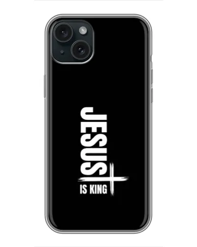 Чохол для iPhone 15 Plus з картинкою «Вертикаль віри Jesus»