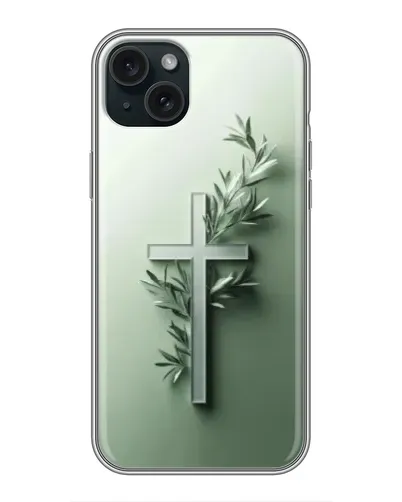 Чехол для iPhone 15 Plus с картинкой «Оливковая ветвь» Чехол для iPhone 15 Plus с картинкой «Оливковая ветвь»