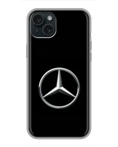 Чехол для iPhone 15 Plus с картинкой «Mercedes классический лого» Чехол для iPhone 15 Plus с картинкой «Mercedes классический лого»
