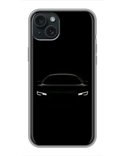Чехол для iPhone 15 Plus с картинкой «Взгляд Audi в темноте» Чехол для iPhone 15 Plus с картинкой «Взгляд Audi в темноте»
