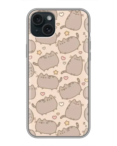 Чехол для iPhone 15 Plus с картинкой «Маленькие Пушины»