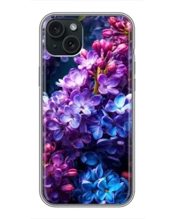 Чехол для iPhone 15 Plus с картинкой «Сиреневый цвет»