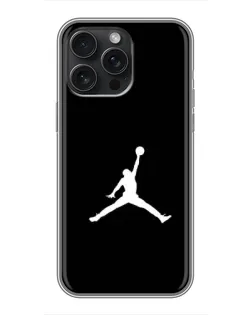 Чехол для iPhone 15 Pro Max с картинкой «Jordan Silhouette»