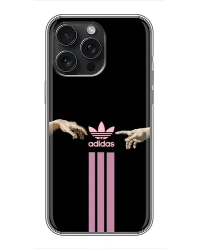 Чехол для iPhone 15 Pro Max с картинкой «Adidas Hands»