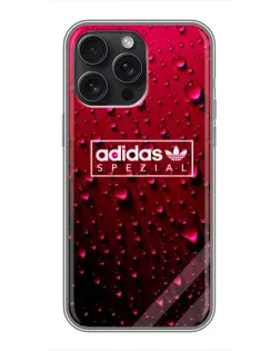 Чехол для iPhone 15 Pro Max с картинкой «Adidas Gold Marble»
