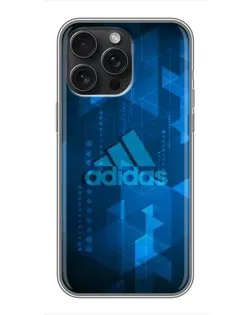 Чехол для iPhone 15 Pro Max с картинкой «Adidas Sport Art»